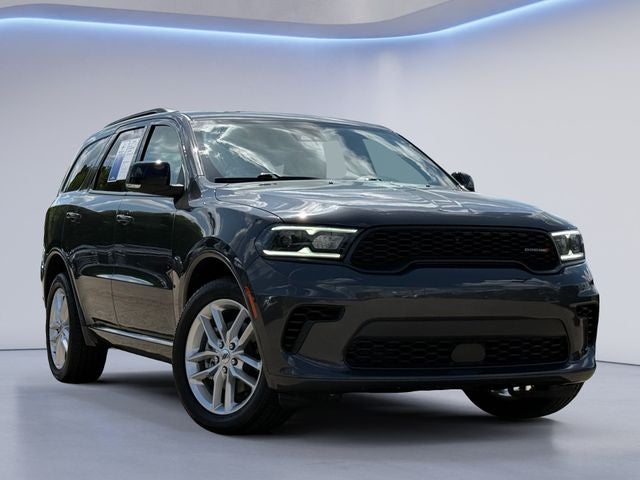 2024 Dodge Durango GT Plus in Vapor Gray — front three-quarter view