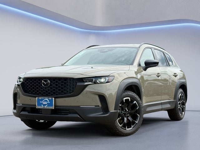 2026 Mazda Mazda CX-50 2.5 S Meridian Edition AWD in Zircon Sand Metallic — front three-quarter view