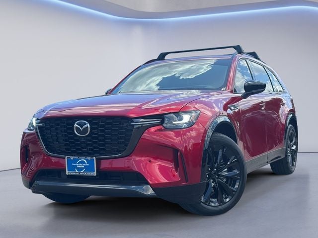 2026 Mazda Mazda CX-90 3.3 Turbo S Premium Sport AWD in Soul Red Crystal Metallic — front three-quarter view