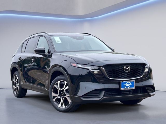 2026 Mazda Mazda CX-5 2.5 S Preferred AWD in Jet Black Mica — front three-quarter view